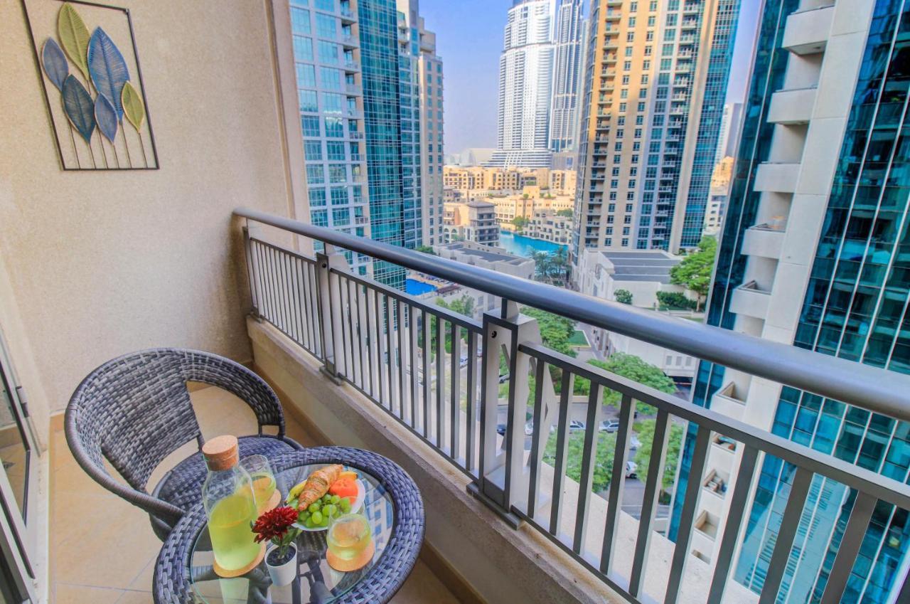 Durrani Homes - Luxurious Studio Near Dubai Mall With Pool View ภายนอก รูปภาพ